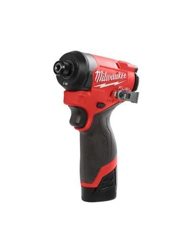 CHAVE DE FENDA DE IMPACTO MILWAUKEE 12V.H.1/4" COM BATERIA M12FID2-202X