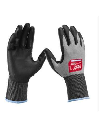 MILWAUKEE GUANTES POLIURETANO ANTICORTE ALTA DESTREZA NIVEL B  8/M