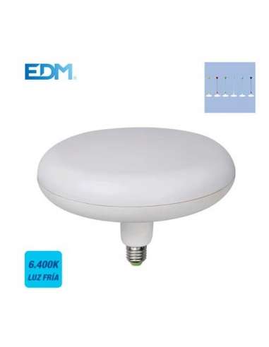 LÂMPADA DOWNLIGHT LED 18W E27 SUPERFÍCIE BRANCA