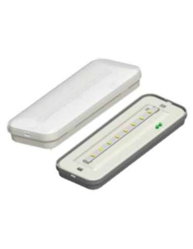 LUZ EMERGENCIA LED SOBREPONER 800 LM 16W.24 LED IP20