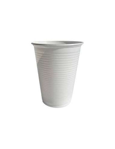 VAJILLA 1 USO VASO 200 CC BLANCO (BOLSA 50 U.