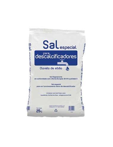 PISCINA SAL PASTILLAS (SACO 25 KG.