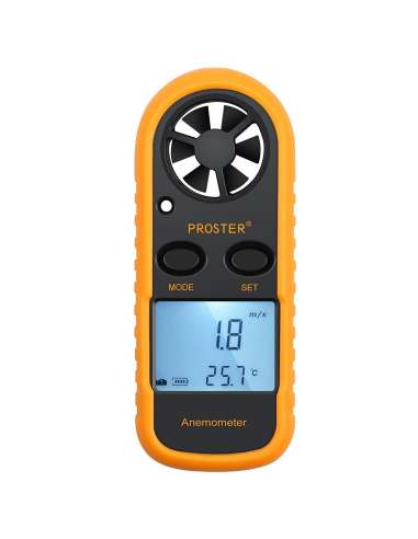 PROSTER ANEMOMETERO PROTER DIGITAL TERMOMETRO -40º A 60º