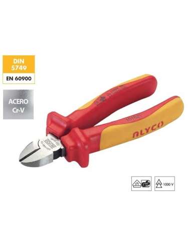 ALYCO ALICATE 1000V.CORTE LATERAL 160 MM