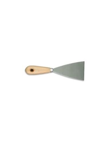 STAINLESS STEEL SPATULA M/WOOD .80 mm..