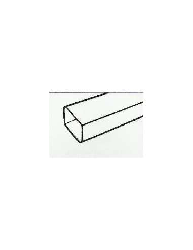 SALIDA GAS PVC RECTANGULAR TUBO 110*55 1.5 M