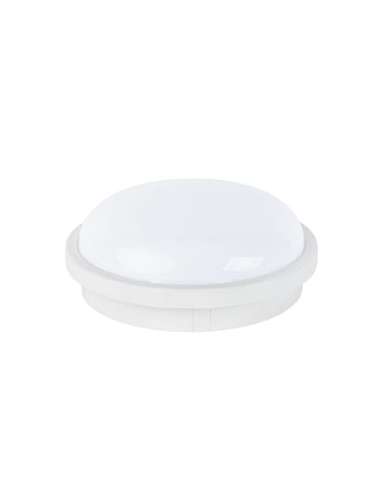 APLIQUE LED REDONDO ABOMBADO 20W 6400 K DIA BLANCO IP65