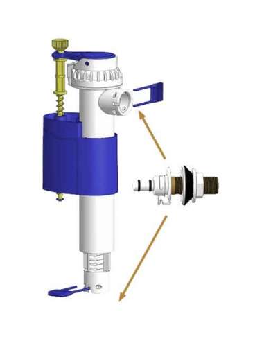 TECNOAGUA GRIFO CISTERNA BAJA VERTICAL/HORIZONTAL T-469