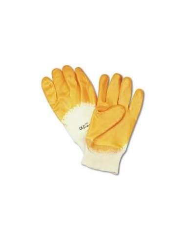 GUANTES NITRILO AMARILLO 9