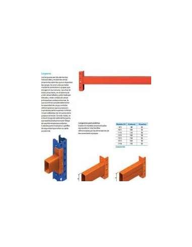 ESTANTERIA MEDIA CARGA LARGUERO 2200 MM.