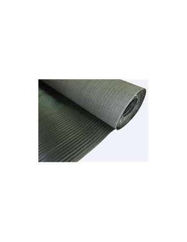 GOMA PLANCHA LINEAS NEGRA 2.5 MM.1.00 M.(1 M.LINEAL