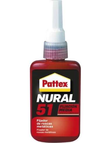 NURAL 51 FIJADOR ROSCAS METALICAS 50 ml.