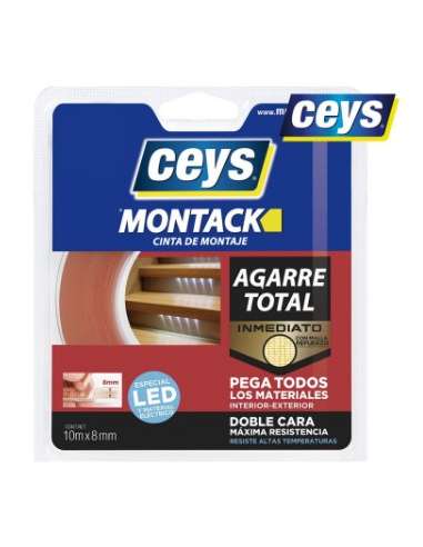 CEYS MONTACK XPRESS CINTA ADHESIVA ESPECIAL LED (BLISTER