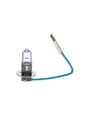 LAMPARA AUTO H3 12V.55W.HALOGENA MINI C/VABLE.2 PIN 