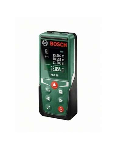 BOSCH MEDIDOR LASER PLR 25 25 M.