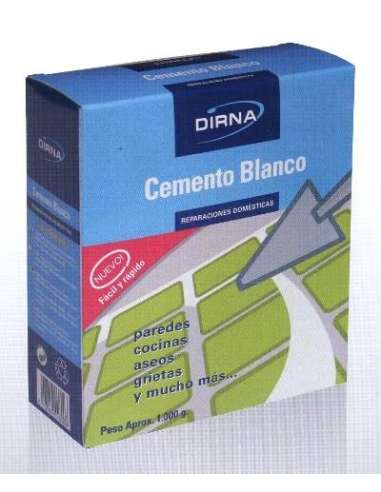 CEMENTO BLANCO CAJA 1 KG.