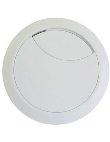 AMIG TAPA PASACABLE MESA BLANCA 60*20 MM.