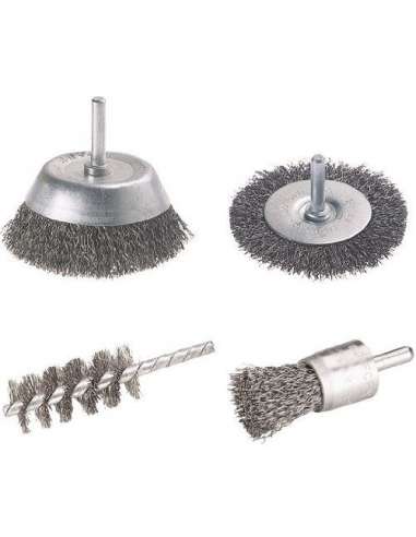 WOLF CEPILLO ALAMBRE INOX ESPIGA 2133 (4 U.