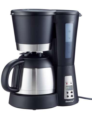 SUNTEC CAFETERA FILTRO 1L.800W JARRA METAL C/TEMPO