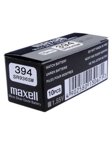 MAXELL PILA BOTON OXIDO PLATA V394-524 SR936SW(10U