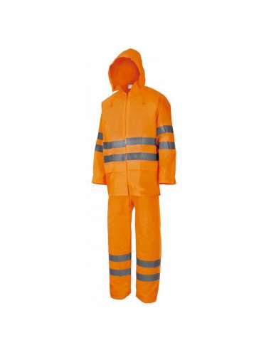 TRAJE AGUA REFLECTANTE NARANJA XL