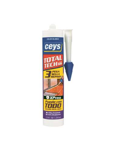 CEYS TOTAL TECH BLANCO CARTUCHO 290 ML.