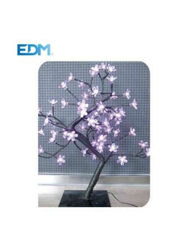 ARBOL NAVIDAD LED 3D 45CM 60 LED ROSAS