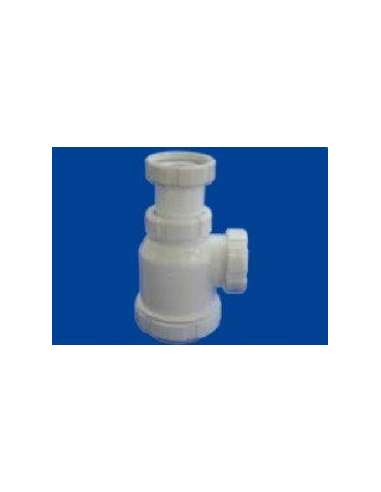 SIFON PVC BOTELLA EXTENSIBLE VALVULA S7TAPON .1 1/2"