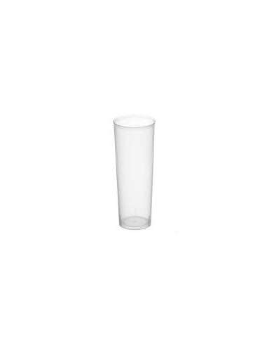 VAJILLA 1 USO VASO 320 CC TUBO TRANSPARENTE 6u