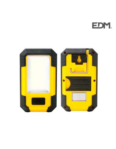 EDM LANTERNA LED RETANGULAR USB RECARREGÁVEL 2000mAh 20 M