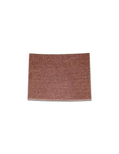 BRINOX DESLIZANTE FIELTRO ADHESIVO RECTANGULO 100*85 mm.MARRON B76160M