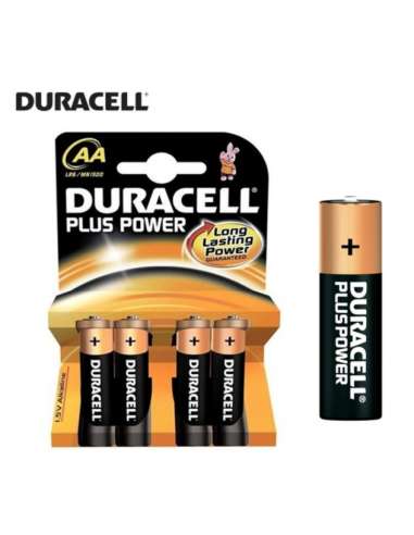 DURACELL PILA ALCALINA PLUS AA LR06 (4 U.