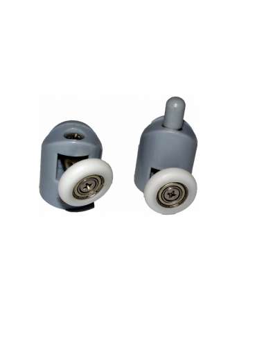 MAMPARA POLEA M026 NYLON GRIS PINZA 23mm 1 FIJACCION JUEGO 2 PZAS