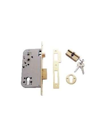 TESA LOCK 2030 WOOD MORTISE 85 60 CABO/BALLET Banhado A LATÃO