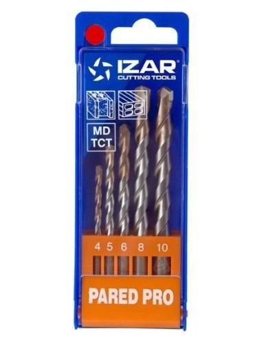 IZAR JUEGO BROCAS WIDIA HORMIGON 4,5,6,8,10 (ESTUCHE  8U.