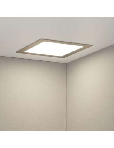 PANEL LED EMPOTRAR CUADRADO 225*225 24W 6400K DIA PLATA DOWNLIGHT