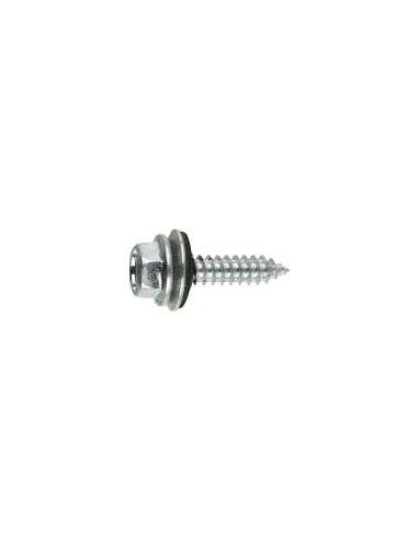 TORNILLO AUE 6.3*.25 ZN. HEX (100U