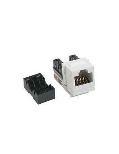 SIMON27 CLAVIJA MACHO RJ45 CAT6 BLANCA