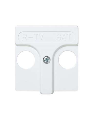 SIMON27 TAPA ENCHUFE TV ANCHO 27097-34 BLANCO