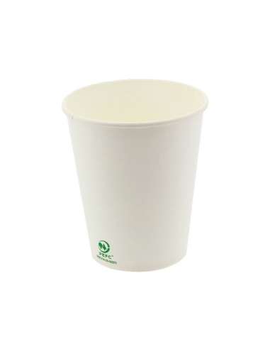 VAJILLA 1 USO VASO CARTON 200 CC (25u