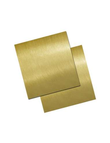 GRAVOTECH PLANCHA METAL 1220*305*0.06 ORO SATINADO