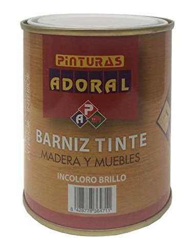 ADORAL BARNIZ 750 ML.TINTE NOGAL BRILLO