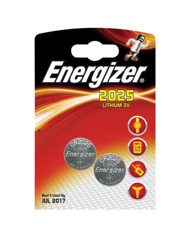 ENERGIZER PILA BOTON CR2025 3 V.(2 U.