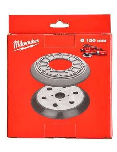 PLACA DE SUBSTITUIÇÃO MILWAUKEE PARA LIXADEIRA ROTORBITAL ROS150E 150mm