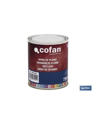 COFAN PINTURA MINIO PLOMO 750 ML