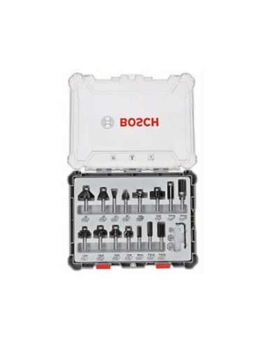 BOSCH JUEGO FRESAS 15 PZ. 6 MM