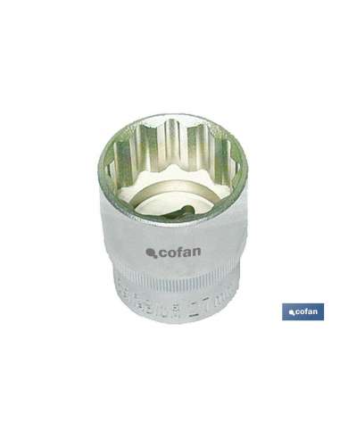 COFAN CARRACA 1/2" VASO 12C.30 mm.