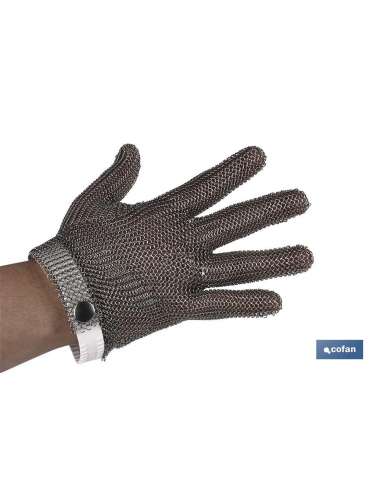 GUANTE MALLA INOX REVERSIBLE REVERSIBLE L