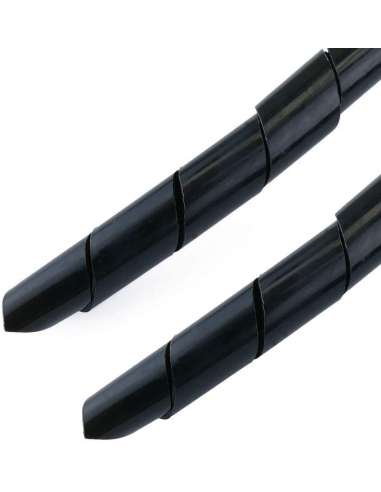 ORGANIZADOR CABLES 18 MM/6-60 mm 5 M NEGRO