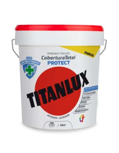 TITAN PROTECTOR COBERTURA ANTIBATERIANA BLANCA 15 L.